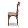 Atlas Commercial Products Madison Cross Back Chair, Mark II, Antique Fruitwood XBC45AFW
